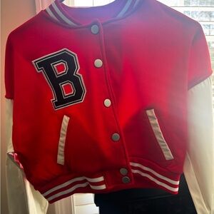Red Varsity Jacket for Kids